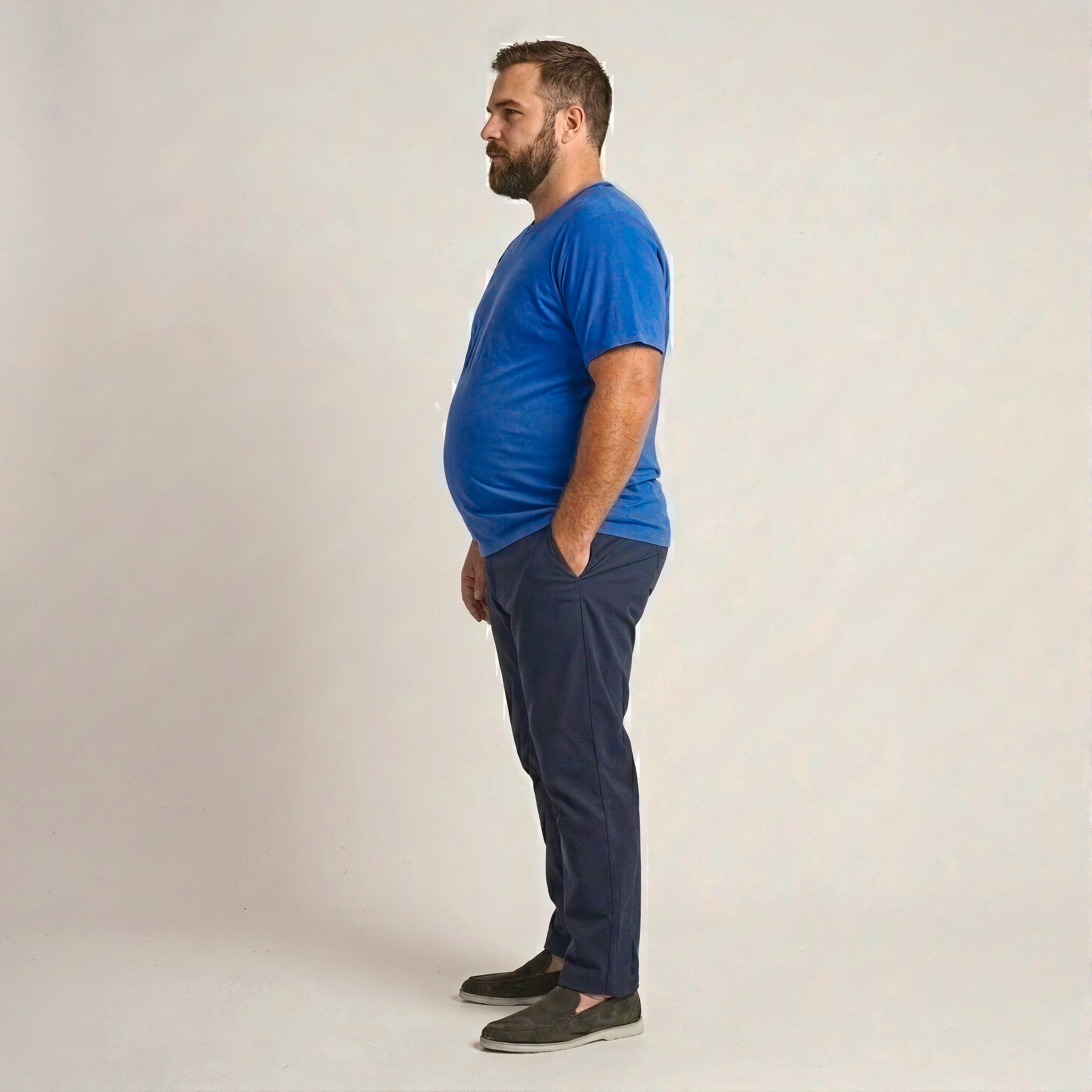 Dad Bod Daily Tee - True Blue